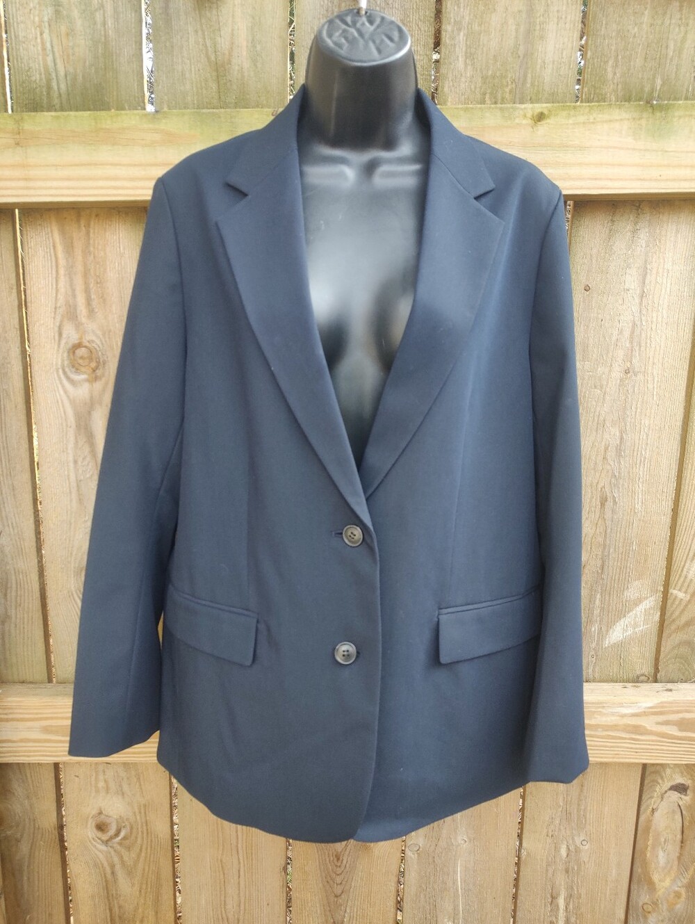 🏵️ Uniqlo Blue Classic Sport Jacket Blazer Mens Large